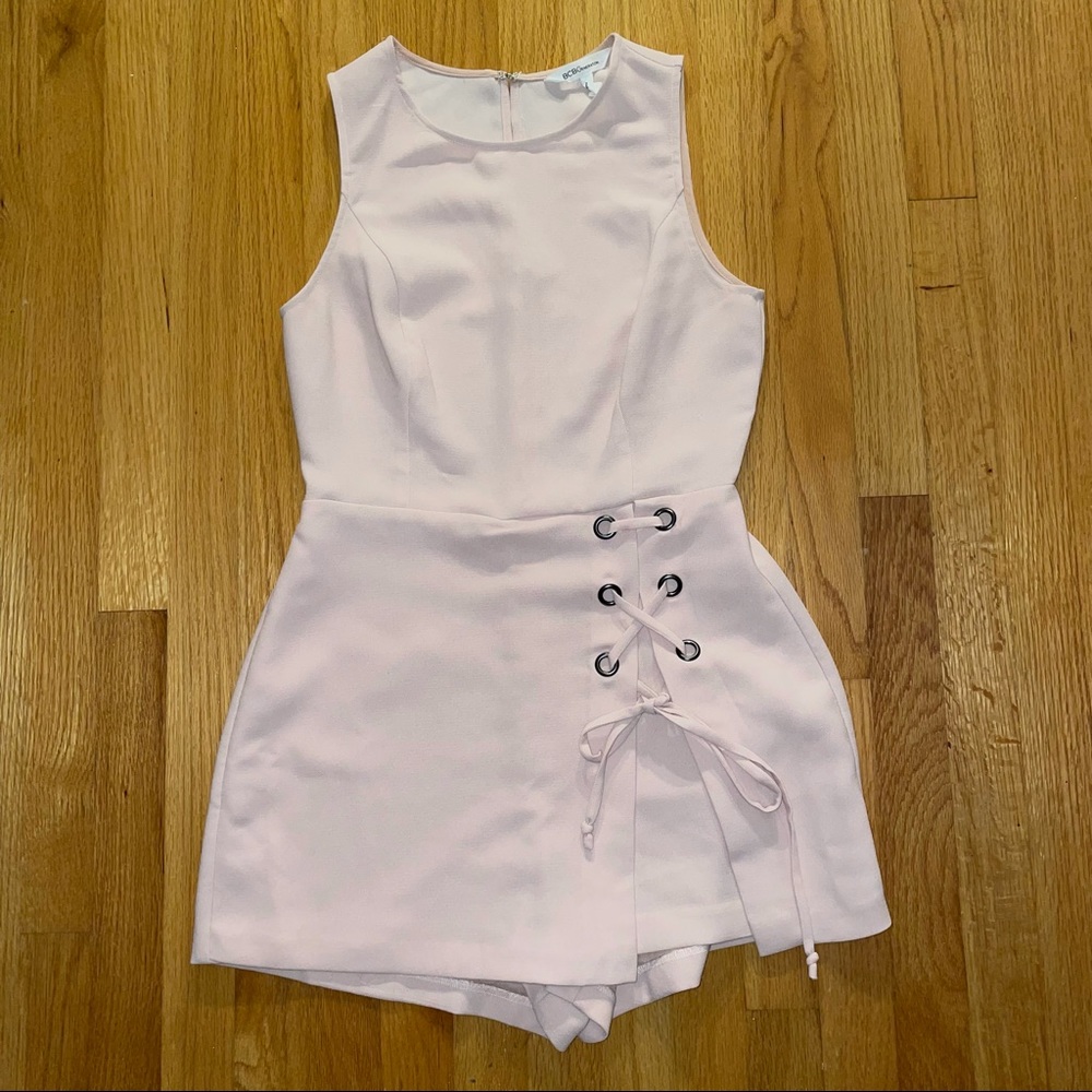 BCBGeneration lace up romper